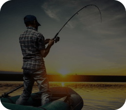 Natural fishing points