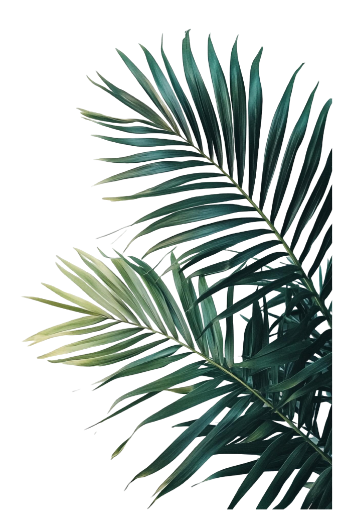 Palm leaf decoration